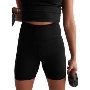 Luxe Midi Biker Shorts Aim'n , Black , Dames