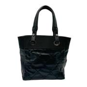 Pre-owned Coated canvas chanel-bags Chanel Vintage , Black , Dames