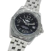 Pre-owned Stainless Steel watches Breitling Pre-owned , Black , Dames