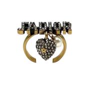 Pre-owned Metal dior-jewelry Dior Vintage , Black , Dames