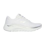 Arch Fit Glow Distance Sneaker Skechers , White , Dames