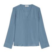 Gewone blouse Marc O'Polo , Blue , Dames