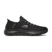 Innovatieve Lifestyle en Sportsschoenen Skechers , Black , Heren