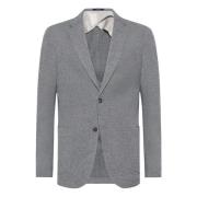 B Jersey B Jersey Jacket in een katoen- en wolmix Boggi Milano , Gray ...