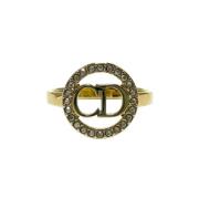 Pre-owned Metal dior-jewelry Dior Vintage , Yellow , Dames