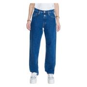 Blauwe Effen Broek met Ritssluiting Replay , Blue , Dames