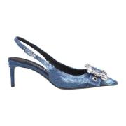 Denim Patchwork Hakken Dolce & Gabbana , Blue , Dames