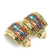 Pre-owned Metal earrings Hermès Vintage , Multicolor , Dames