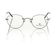 Ronde Metalen Frame Bril Frankie Morello , Gray , Dames