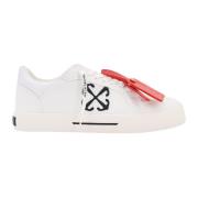 Canvas Vulcanized Sneakers met Pijl Logo Off White , White , Heren