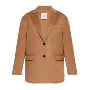 Wollen Blazer Anine Bing , Brown , Dames