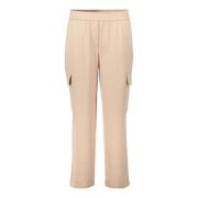 Casual broek met opgestikte zakken Betty & Co , Beige , Dames