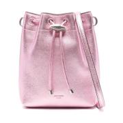 Roze Metallic Leren Schoudertas Jimmy Choo , Pink , Dames