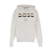 Hoodie Hugo Boss , White , Heren