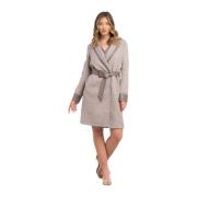 Katoenen Kimonojas met Contrastdetails Trussardi , Beige , Dames