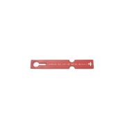 Leren Sleutelhanger Accessoires voor Vrouwen Trussardi , Red , Unisex