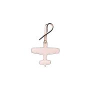 Leren Sleutelhanger Accessoires voor Vrouwen Trussardi , Pink , Unisex