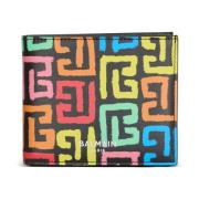 Multicolor PB Labyrinth kalfsleren portemonnee Balmain , Multicolor , ...