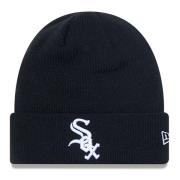 Zwarte Sox League Cuff Beanie New Era , Black , Heren