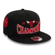 Zwarte Bulls Champion Patch Pet New Era , Black , Heren