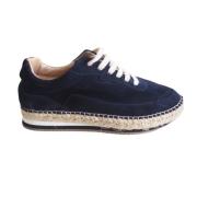 Tracy Basket Espadrille Ines De La Fressange Paris , Blue , Dames