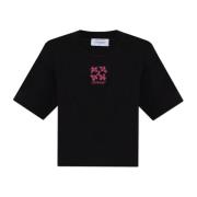 T-shirt met logo Off White , Black , Dames