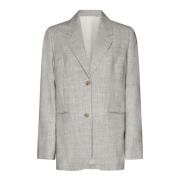 Grijze Blazer Jas TotêMe , Gray , Dames