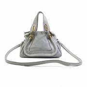 Pre-owned Leather shoulder-bags Chloé Pre-owned , Gray , Dames