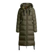 Gewatteerde Olijfkleurige Donsjas met Capuchon Parajumpers , Green , D...