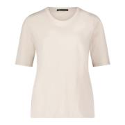 Klassieke Ronde Hals Shirt Betty Barclay , Beige , Dames