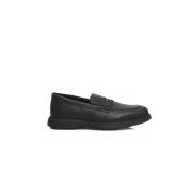 Heren Leren Mocassins Rubberen Zool Cerruti 1881 , Black , Heren