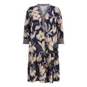 Elegante Jurk met 3/4 Mouwen Betty Barclay , Multicolor , Dames