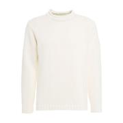 Witte Gebreide Trui Aw24 C.p. Company , White , Heren