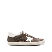 Bruine Super Star Sneakers Golden Goose , Brown , Heren