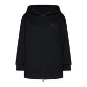 Zwarte Oversized Hoodie Trui Max Mara , Black , Dames