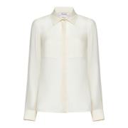 Ercole Sheer Zijden Shirt Max Mara , Beige , Dames