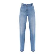 Klassieke Straight Jeans Versace , Blue , Dames