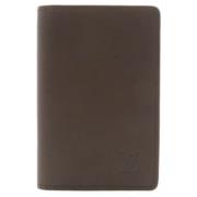 Pre-owned Leather wallets Louis Vuitton Vintage , Brown , Dames