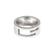 Pre-owned Silver rings Gucci Vintage , Gray , Dames