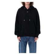 Zwart Gebreide Skate Hoodie Aw24 Off White , Black , Heren