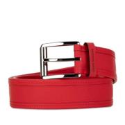 Pre-owned Rubber belts Louis Vuitton Vintage , Red , Dames