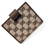 Pre-owned Leather wallets Gucci Vintage , Brown , Dames