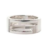 Pre-owned Silver rings Gucci Vintage , Gray , Dames