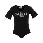 Korte Mouw Body Gaëlle Paris , Black , Dames