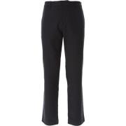 Zwarte Broek Aw24 Stijlvol Emporio Armani , Black , Heren