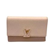 Pre-owned Canvas wallets Louis Vuitton Vintage , Pink , Dames