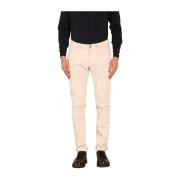 Velvet Slim Fit Chino Broek Mason's , Beige , Heren