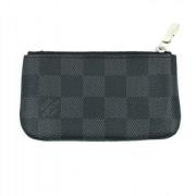 Pre-owned Canvas wallets Louis Vuitton Vintage , Black , Dames