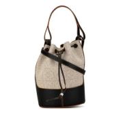 Pre-owned Canvas shoulder-bags Loewe Pre-owned , Beige , Dames