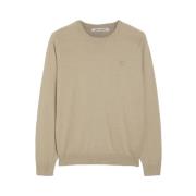 Ronde hals T-shirt Trussardi , Beige , Heren